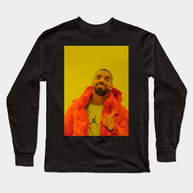 Drake aggreeing Long Sleeve T-Shirt by ms.fits